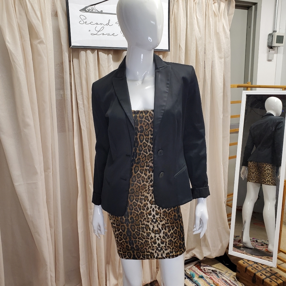 Mango Elegant Black Blazer